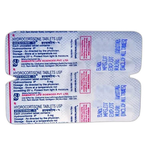 hisone 5mg tablet 10's